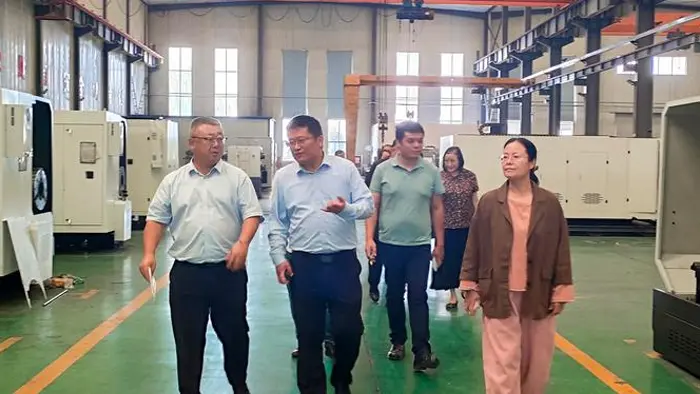 Bumisita ang mga Kliyente sa ibang bansa sa Qiansheng Heavy Industry Factory para sa On-Site Inspection