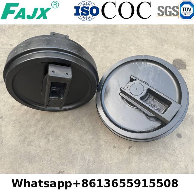 Anong materyal ang ginagamit para sa idler wheel ng ZAX350 excavator?